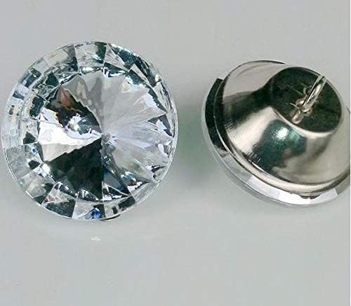 Dikiş Buttons30mm Rhins buttonsdrill Yumuşak Paket Kristal Toka Kanepe Dekoratif Toka Akrilik Kristal Düğme