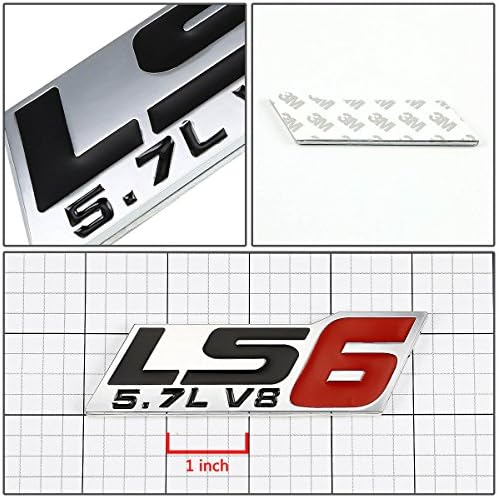 Metal Amblem Çıkartması Logo Trim Rozeti 5.7 L LS6 V8