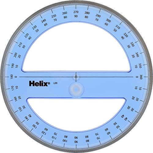 Helix Profesyonel 360 Derece İletki, 6 inç / 15 cm (12091)