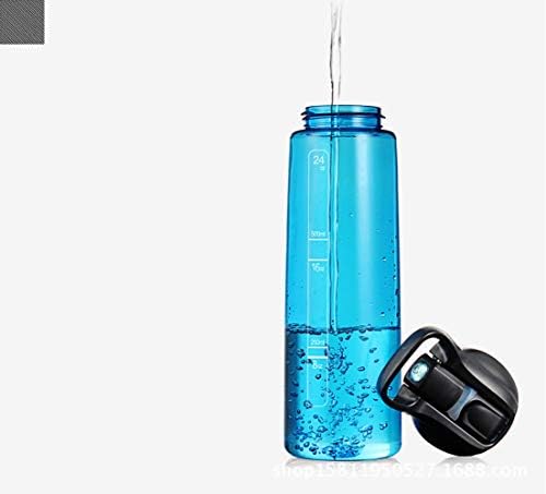 Feeryou Büyük Kapasiteli 700 ML Spor Fincan Sıkı Mühür Sızdırmaz aşınmaya Dayanıklı BPA Su Şişesi Süper Güçlü (Renk: Mor)