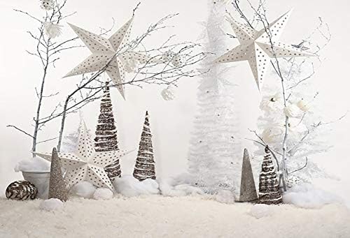7x5ft (220x150 cm) noel Zemin Noel Çocuklar Aile Snowfield mor alacakaranlık ışık fotoğraf arka plan arka plan Stüdyo Fotoğraf