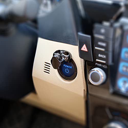 DUNGGLE Araba Start Stop düğme kapağı Kafatası Ateşleme Koruyucu Kapak Push Start düğme kapağı Anti-Scratch Araba Motor Dekorasyon