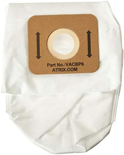 Atrıx-VACBP6-100P Vakum Filtreleri-Sırt Çantası Vac 8-Quart Yedek HEPA Filtreleri (100'lü Paket) , Beyaz