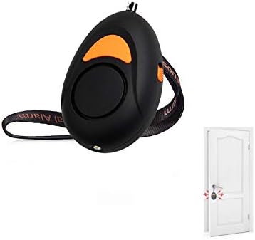 Kişisel Alarm kapı pencere Alarmı-Safesound 125dB Kendini Savunma alarmlı anahtarlık için led ışık ile Kadın Çocuk Büyükleri