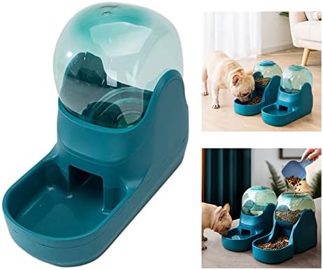 Dayanıklı Pet mama besleyici ve su dağıtıcıları Otomatik Çanak Kase Ev Köpek Yavru Köpek Hayvanlar Malzemeleri-Yeşil Su Besleyici