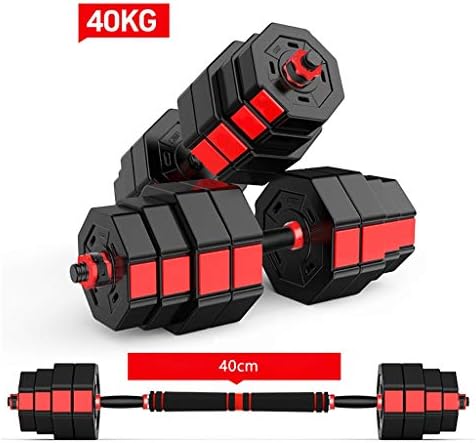 skko Fitness Aletleri Ayarlanabilir Dambıl Seti Katı Dambıl Ağırlıkları-Kaymaz Metal Saplı ve Biyel Çubuklu Kaymaz Dambıl Seti