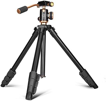 Moveski Q160 Alüminyum Alaşım Tripod 360 Derece Top Kafa Kolu Pan Kafa DSLR SLR Kamera Canon Nikon Pentax Sony için Flip Bacak