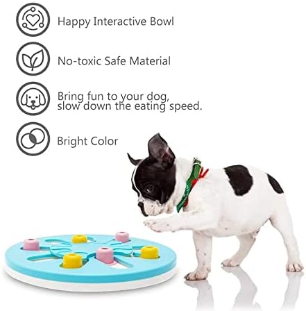 JYDQM Köpek Bulmaca Oyuncaklar Yavaş Besleyici Pet Köpek Eğitim Besleme Interaktif Oyunlar Gıda Dağıtıcı Küçük Köpek Oyuncak