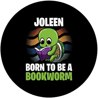 Joleen-Bir Kitap Kurdu Olmak İçin Doğmuş-Kişiselleştirilmiş PopSockets Değiştirilebilir PopGrip