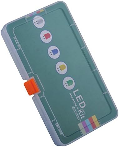 ELEGOO 3mm ve 5mm Dağınık ve Net Çeşitli LED Kiti UV, RGB CA, Hızlı Yanıp Sönen 5 Renk Arduino ile uyumlu (350 Paket)
