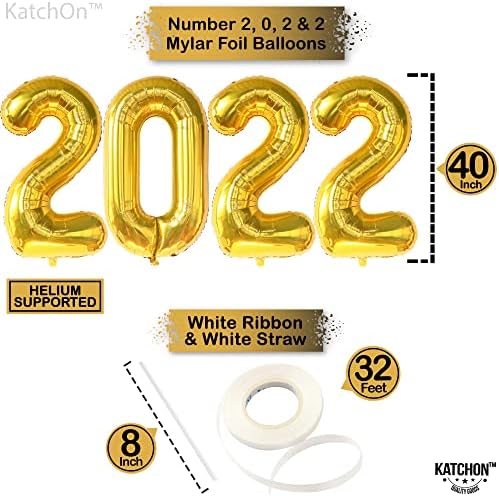 Altın ve Siyah Yeni Yılınız Kutlu Olsun Süslemeleri 2022 Set / Paket 30, Yeni Yılınız Kutlu Olsun Asılı Swirls Süslemeleri