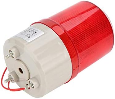 Yanıp sönen Strobe, LED uyarı Beacon, 220 V kırmızı LED uyarı ışıkları Acousto-optik alarm sistemi dönen ışık acil LED Strobe