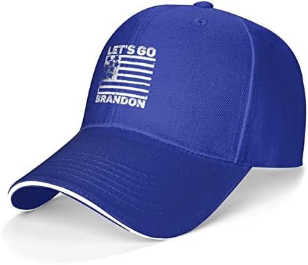 Gidelim Brandon Şapka, Erkekler Kadınlar için Fjb Beyzbol Şapkası, Komik Klasik Beyzbol Şapkası, Yıkanmış Ayarlanabilir Mavi