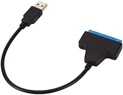 Konnektörler Sata-USB 2.0 Sabit Sürücü Adaptörü 2,5 İnç Harici SSD HDD Sabit Sürücü 22 Pin Sata III Kablo Sata USB Kablosu