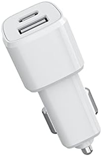 SeiyaX PD18W+12 W araç Şarj Hızlı Şarj Çift Bağlantı USB-A + USB-C Çakmak Adaptörü için iPhone12/12 Pro/Max/12 Mini/iPhone
