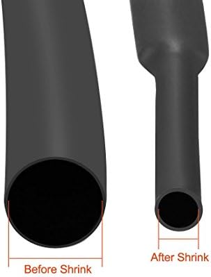 EuısdanAA ısı Shrink boru 3/16-inç (5mm) 2:1 ısı Shrink boru tel sarma 16ft Beyaz (Tubo termorretráctil 3/16 de pulgada (5mm)