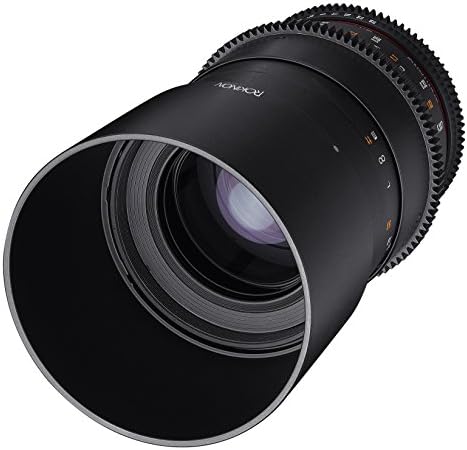 Rokinon Cine DS 100mm T3.1 ED UMC Tam Çerçeve Telefoto Makro Cine Lens Sony E Dağı (FE) Değiştirilebilir Lens Kameralar