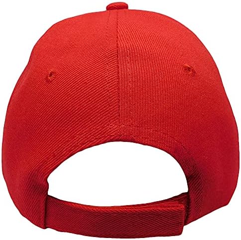 Kadınlar için Trump 2024 ABD Kırmızı Ayarlanabilir İşlemeli Kap Şapka