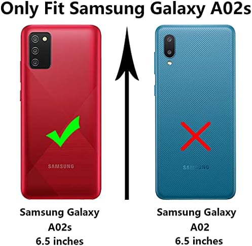 Samsung A02S Durumda,Galaxy A02S Durumda,HD Ekran Koruyucu ile, Yuanming Şok Emme Esnek TPU Tampon Cove Yumuşak Kauçuk Koruyucu
