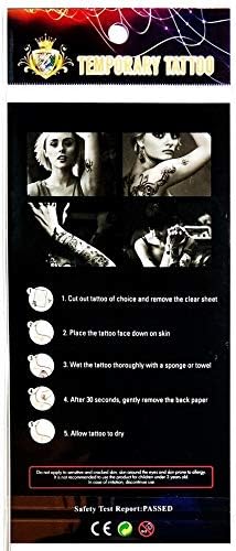 PP DÖVME 1 Sayfalık Plaj Elbise Şemsiye Mayo Gözlük Kamera Su Geçirmez Geçici Dövmeler Vücut Kol Art Sticker Sahte Dövme Seksi