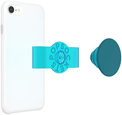 iPhone SE, 7 ve 8 Apple Silikon Kılıf için PopSockets PopGrip Slide - Turbo Ice