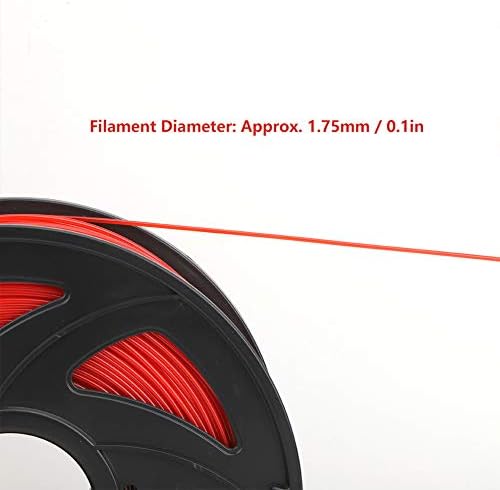 Alışveriş Çılgınlığı Kırmızı PLA Filament, Büyük İşleme 3D Yazıcı Filament, Baskı Malzemesi Ev Dekorasyon için