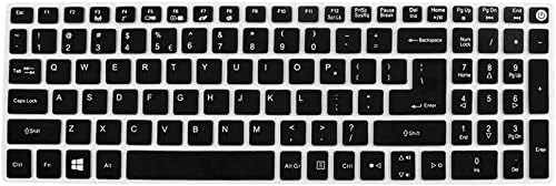 Acer E5-573 ıçin EuısdanAA Dizüstü Laptop Klavye Koruyucu Cilt Filmi Siyah Kapak(para acer E5-573 Dizüstü Laptop Klavye Koruyucu