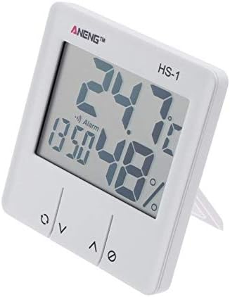 XJJZS Kapalı LCD Elektronik Sıcaklık Nem Ölçer Dijital Termometre Higrometre Hava İstasyonu çalar saat