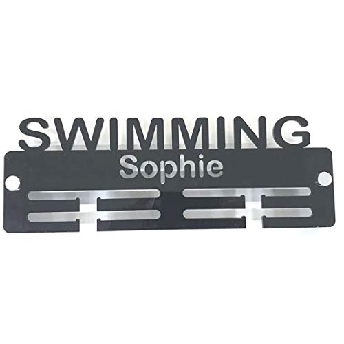 Servewell Kişiye Özel Swimmimg Madalya Askısı-Beyaz