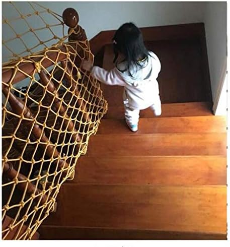 MAGFYLY Korkuluk koruma ağı Merdiven Anti-Sonbahar Net, Naylon Halat Net Çocuk koruma Ağı, Balkon güvenlik ağı Açık çit ağı