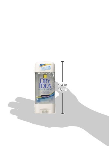 Kuru Fikir Şeffaf Jel Antiperspirant / Deodorant, Toz Taze-3 oz