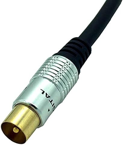Konnektörler 9.5 mm TV Erkek 9.5 mm Erkek Adaptör Kablosu Koaksiyel CCTV Amplifikatör Kablosu - (Kablo Uzunluğu: 1.5 M)