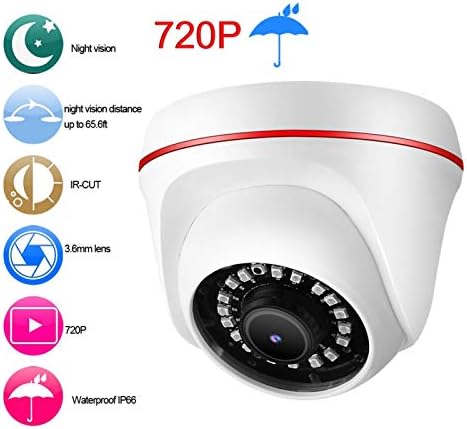Okuyonic 24 Saat Koruma Yüksek Tanımı Analog USB ücretli Dome Kamera su geçirmez CCTV 1 kızılötesi ışıkları TVI/AHD/CVI / CVBS