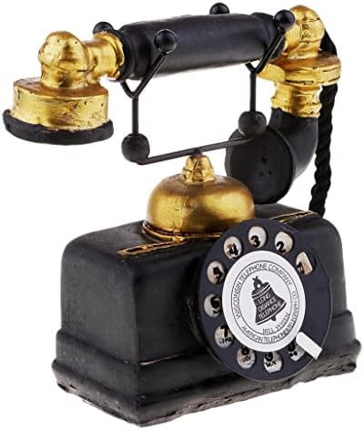 Baoblaze Vintage Telefon Retro Eski Moda Sabit Telefonlar Ev Dekorasyonu için Klasik Telefon - 7111-14