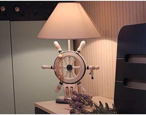 WYBFZTT-188 Akdeniz Ahşap Yaratıcı çocuk Yatak Odası Başucu Masa Lambası Nuan Guang LED Göz Koruması çalışma masası Lambası