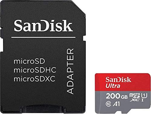 Ultra 200 GB microSDXC Çalışır için Huawei SnapTo Artı tarafından Doğrulanmış SanFlash ve SanDisk (A1/C10/U1/8 k / 120MBs)