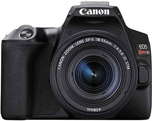 Canon EOS Rebel SL3 18-55mm Lensli DSLR Fotoğraf Makinesi (Siyah) (3453C002) + 64GB Hafıza Kartı + Renk Filtre Seti + Kılıf