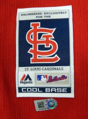 2014-15 St. Louis Cardinals Boş Oyun Kırmızı Jersey BP 40 STLC0463-Oyun Kullanılmış MLB Formaları
