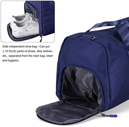 HUA MELEK seyahat spor çantası-Unisex Spor spor çanta Taşınabilir Spor Yüzmek Seyahat Yoga Tote çanta ile ayakkabı bölmesi