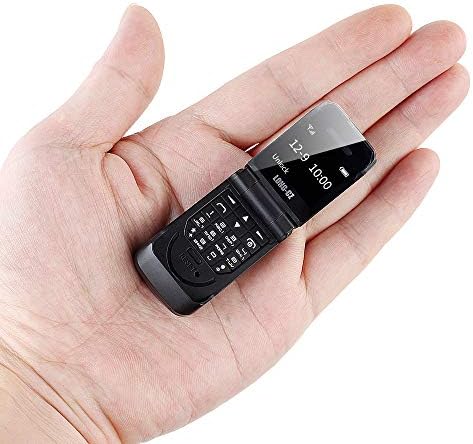 Orijinal LONG-CZ J9 Mini Flip Cep Telefonu 0.66 İnç Ekran Bluetooth Dialer Küçük Cep Telefonu Çocuklar için